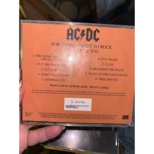 AC/DC For Those About to Rock & Van Halen Self-Titled CD Bundle BMG Club Edition